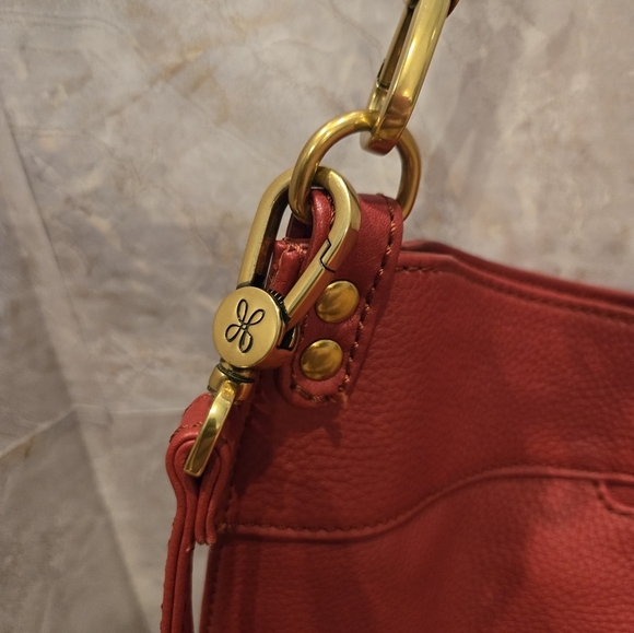 HOBO Red Leather Shoulder Bag. Lightly Used. - Picture 2 of 10